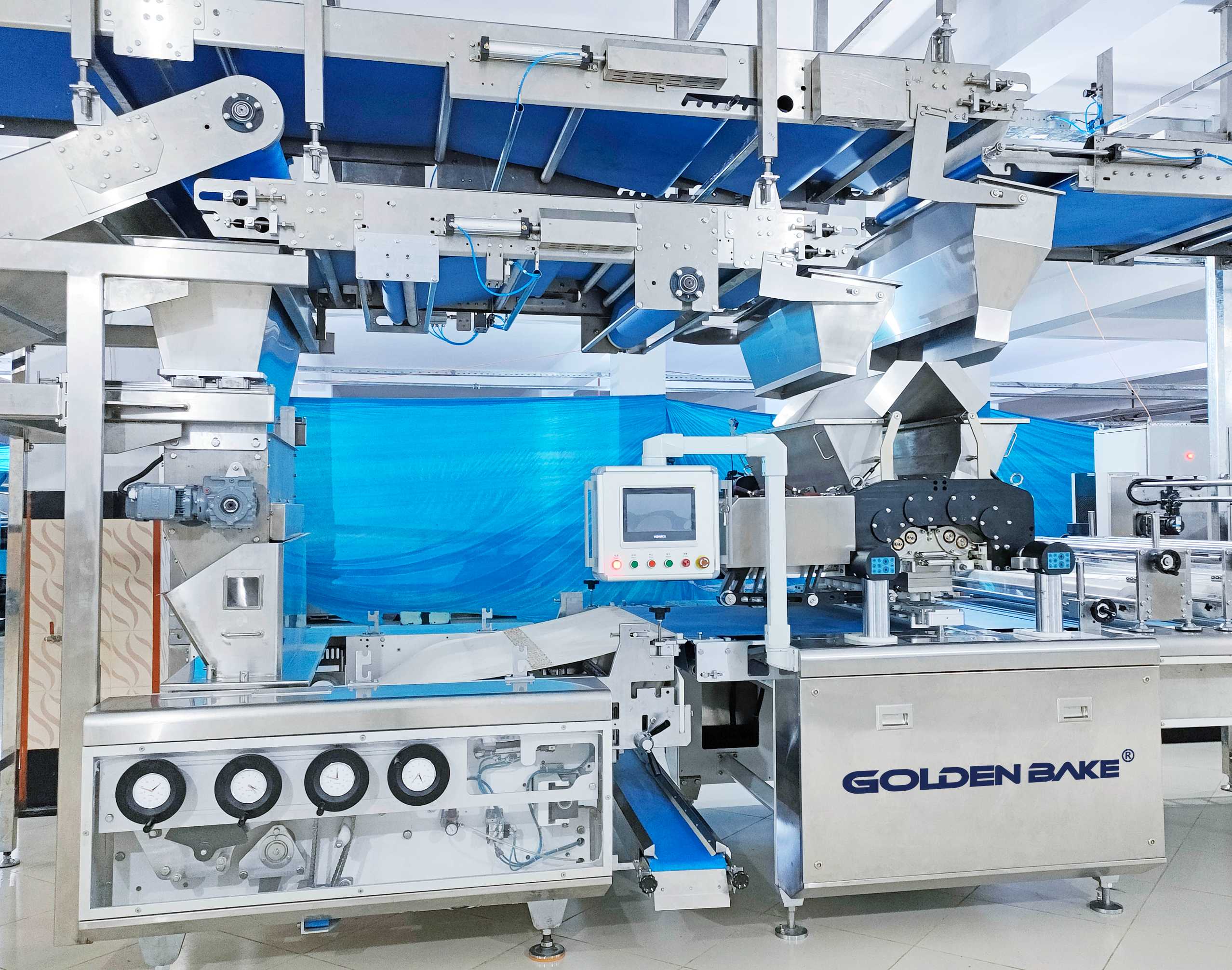 Automatic Industrial Cookie Machine Soft Biscuit Making Equipment