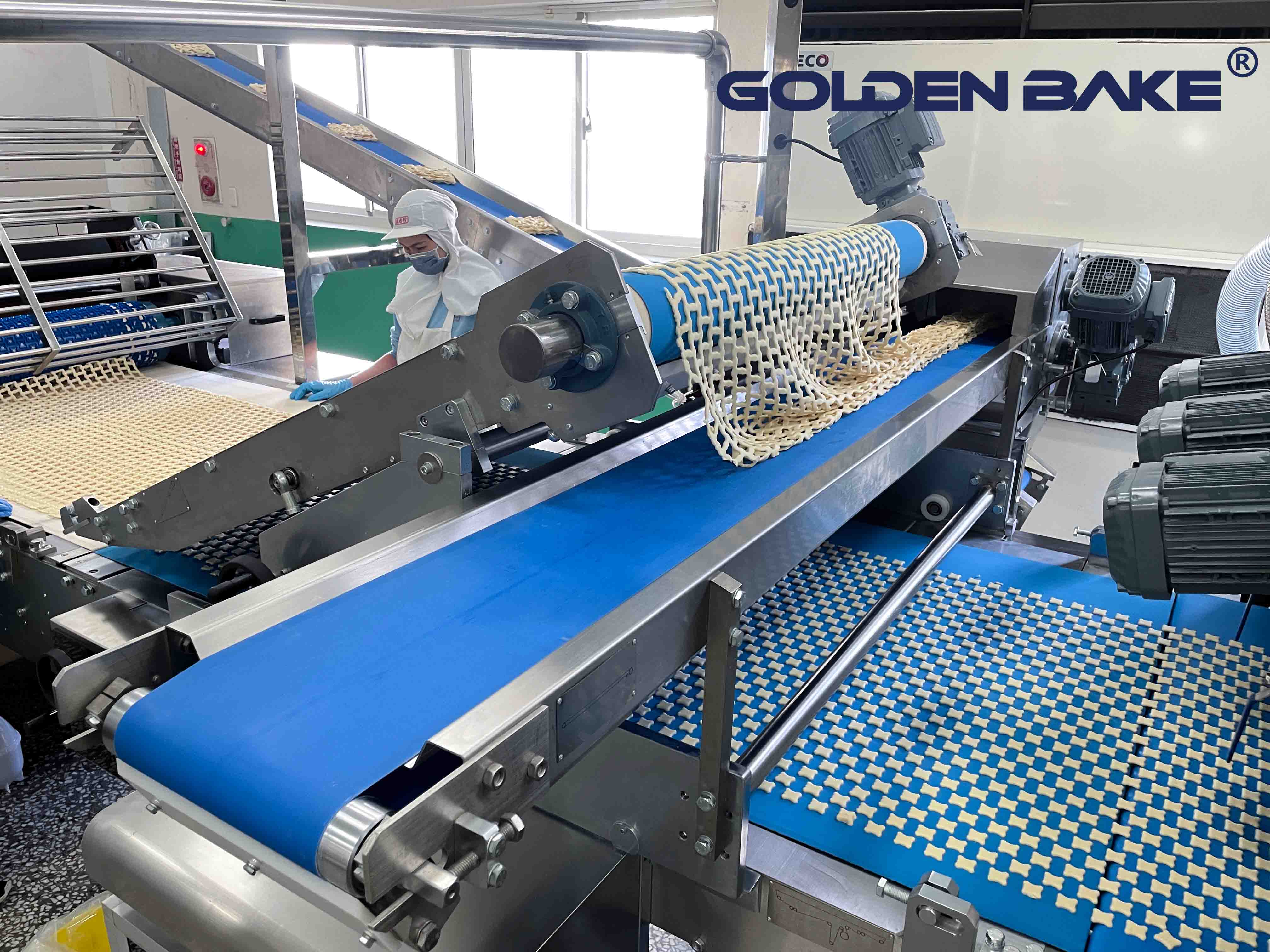 Golden Bake top cookie machine supplier for center filled biscuit production-2
