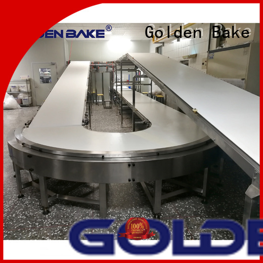 Golden Bake turning conveyor supplier for cooling biscuit