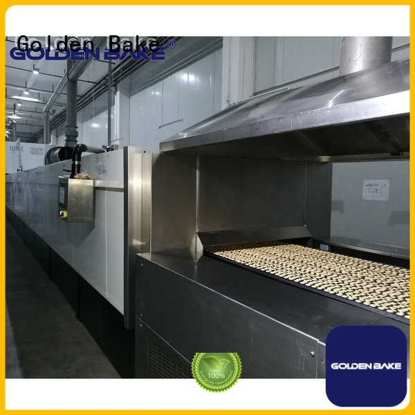 Golden Bake durable industrial cookie oven factory for biscuit baking