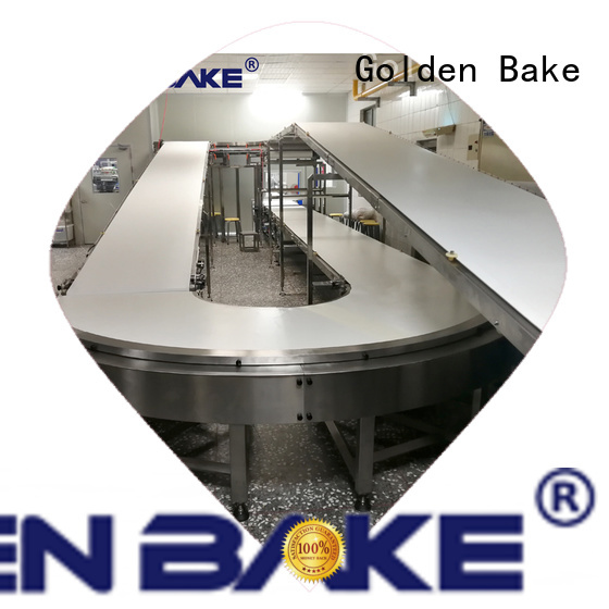 Golden Bake professional turning conveyor supplier for cooling biscuit