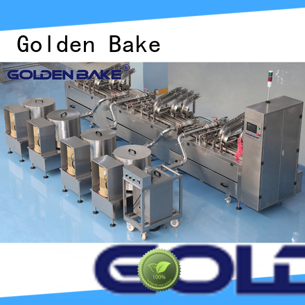 Fábrica de equipamentos de biscoito excelente de assar dourado para enchimento de creme de biscoito