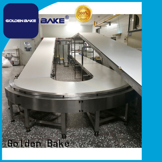 Golden Bake top rated biscuit making machine company for normal cooling conveying